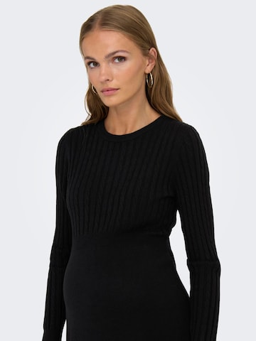 Robes en maille 'OLMFia' Only Maternity en noir