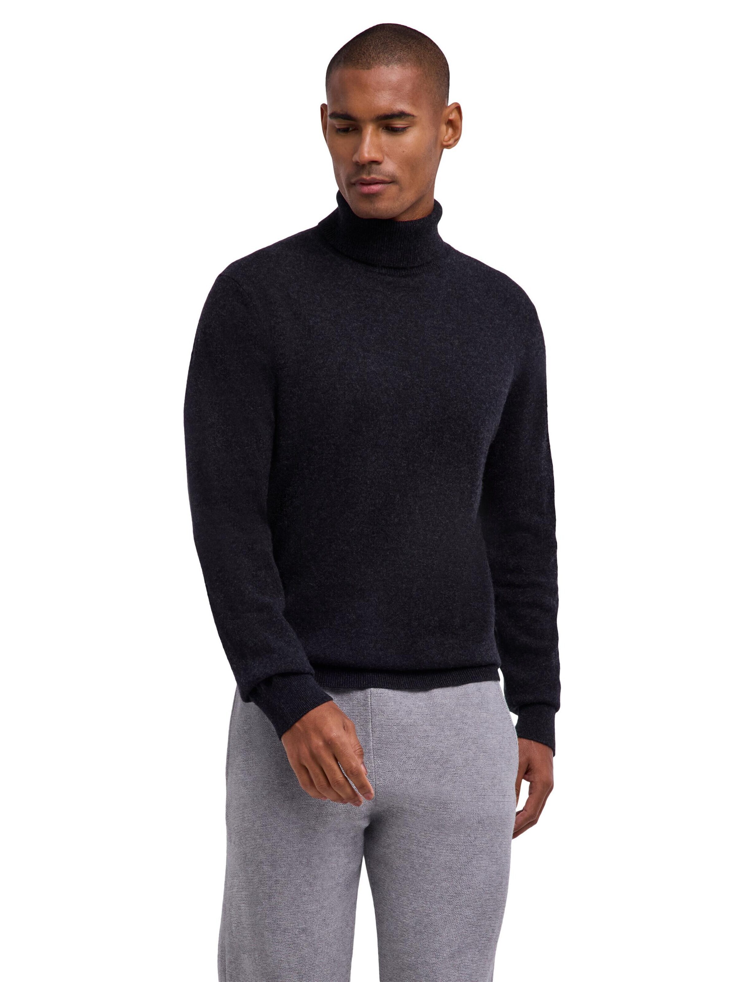 FALKE Sweater 'Pure Cashmere' in Grey: front