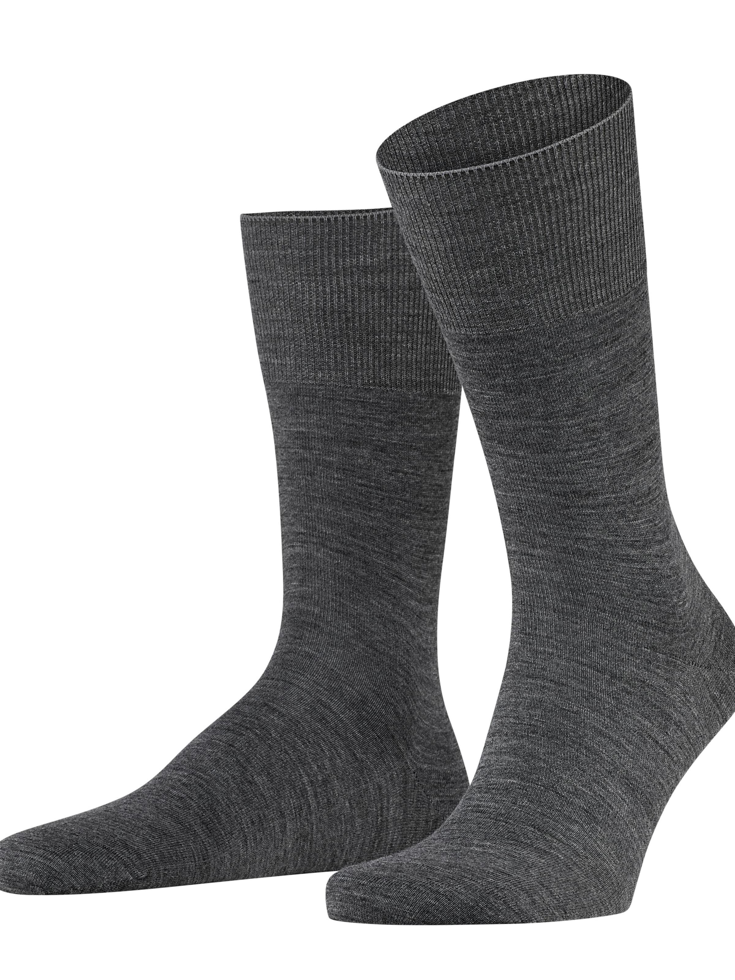 FALKE Socks 'Airport' in Grey: front