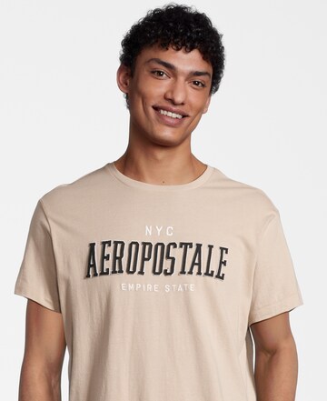 AÉROPOSTALE Shirt in Beige