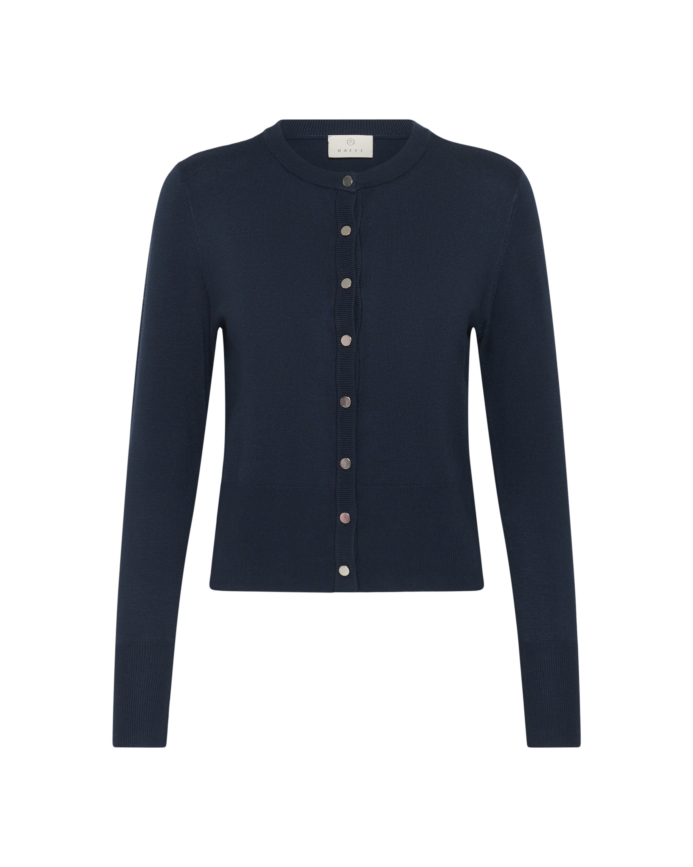 Cardigan 'KAlizza' Kaffe en bleu : devant