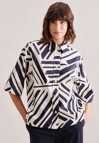 SEIDENSTICKER Blouse in Blauw: voorkant