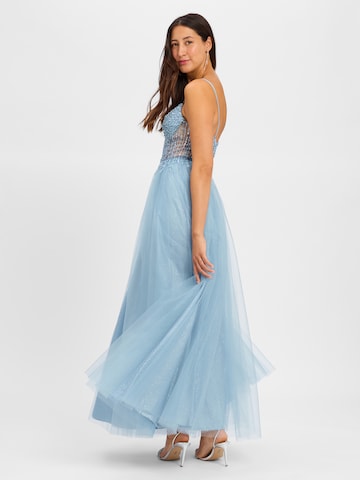 Robe de soirée Laona en bleu