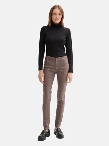 Skinny Jean 'Alexa' TOM TAILOR en marron