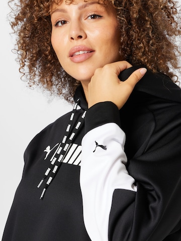 Sweat de sport 'Fit Tech Knit PO Hoodie PLUS' PUMA en noir