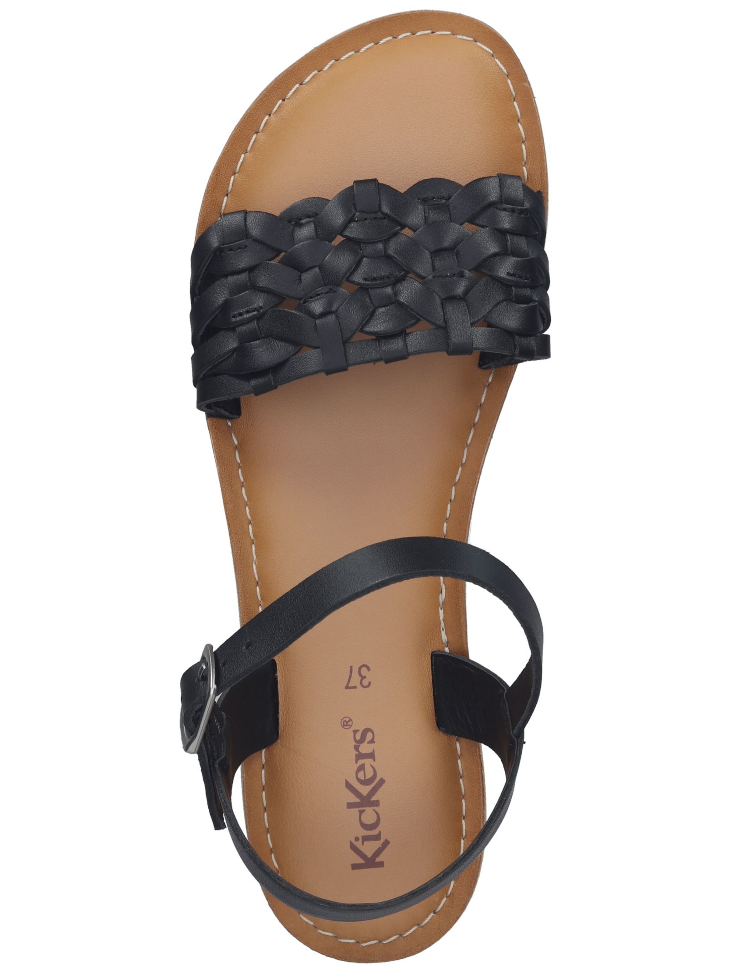 Kickers Sandaal in Zwart