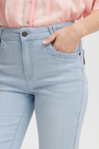 PULZ Jeans Skinny Farkkuleggingsit 'Tenna' värissä sininen