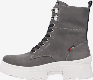 Rieker EVOLUTION Lace-Up Ankle Boots in Grey