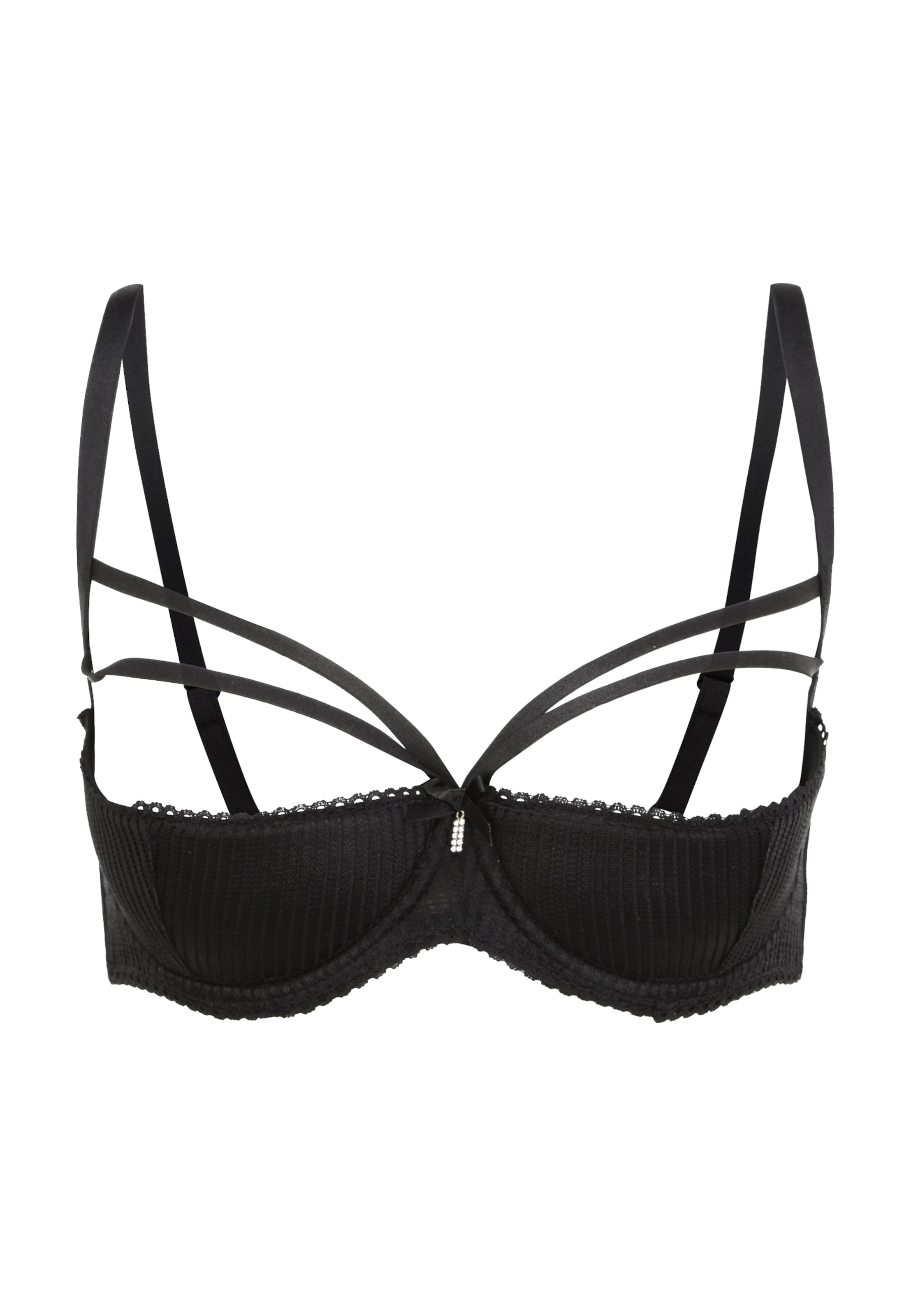 LASCANA Belle Affaire Μπαλκονέ Σουτιέν σε μαύρο: μπροστά