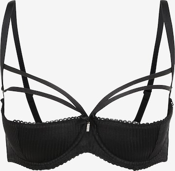 LASCANA Belle Affaire Balconette BH in Schwarz: Vorderseite