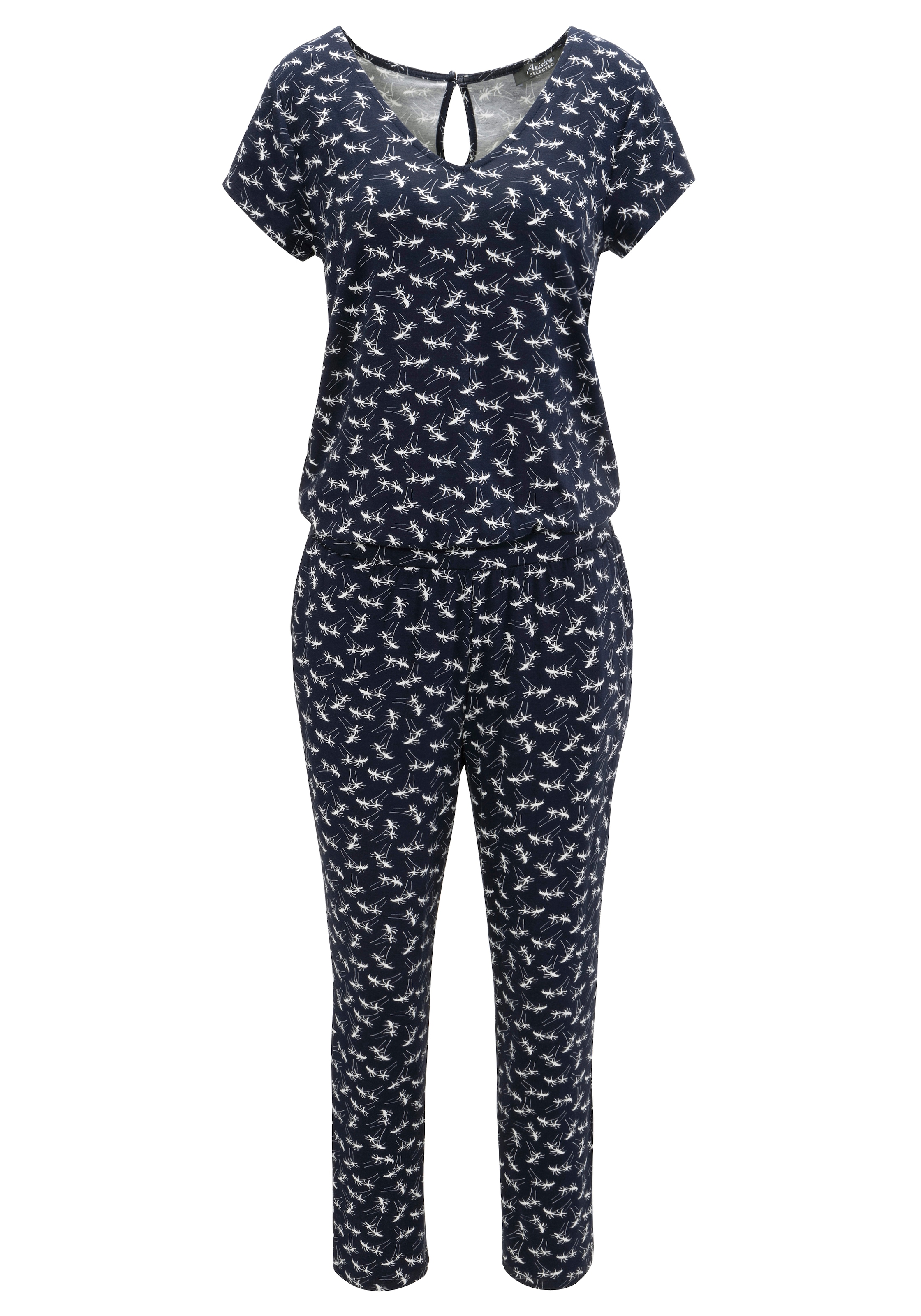 Aniston SELECTED Jumpsuit in Blue: front