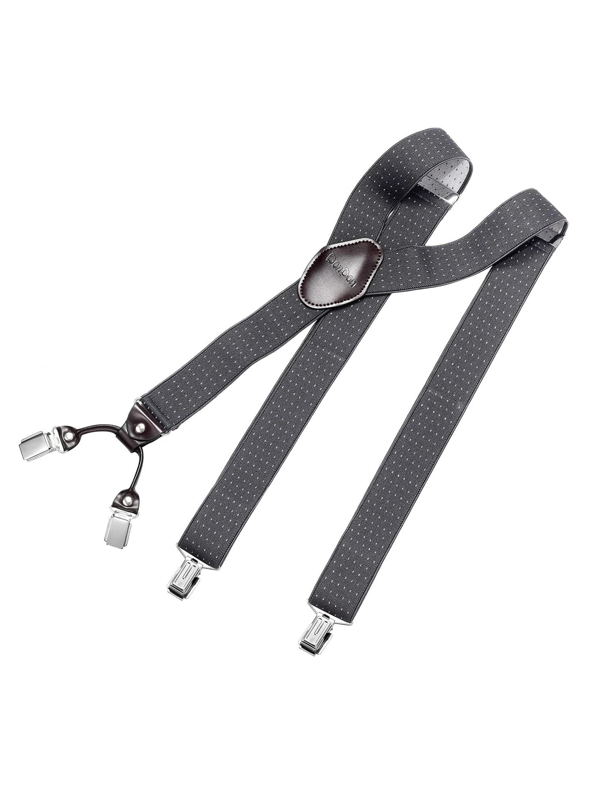 DonDon Suspenders in Grey