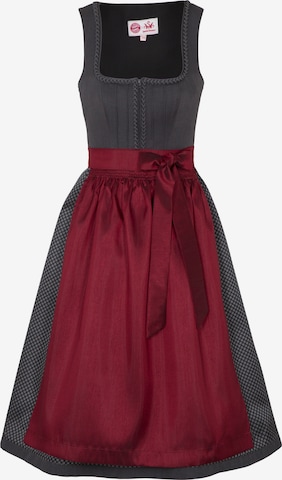 Dirndl SPIETH & WENSKY en gris : devant