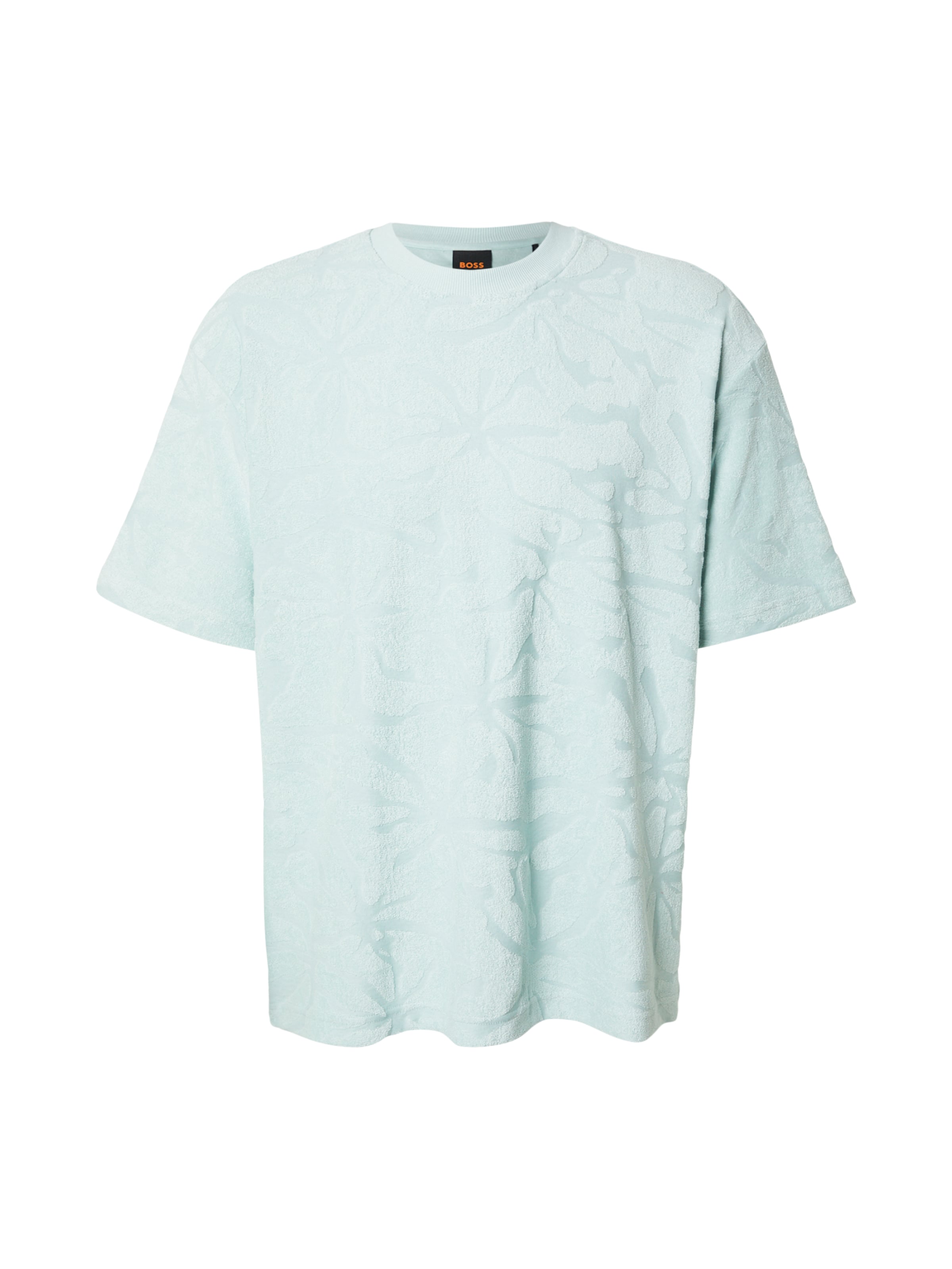 BOSS Shirt 'Flower' in Blauw: voorkant