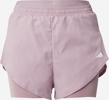 ADIDAS PERFORMANCE Normální Sportovní kalhoty 'Designed For Training 2In1' – pink: přední strana