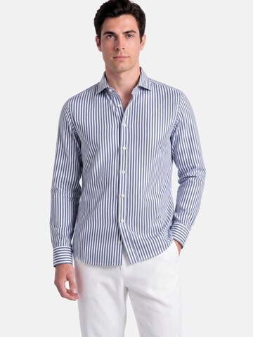 ALEA Regular fit Overhemd 'ALEA CAMICIA CAMICIA' in Blauw
