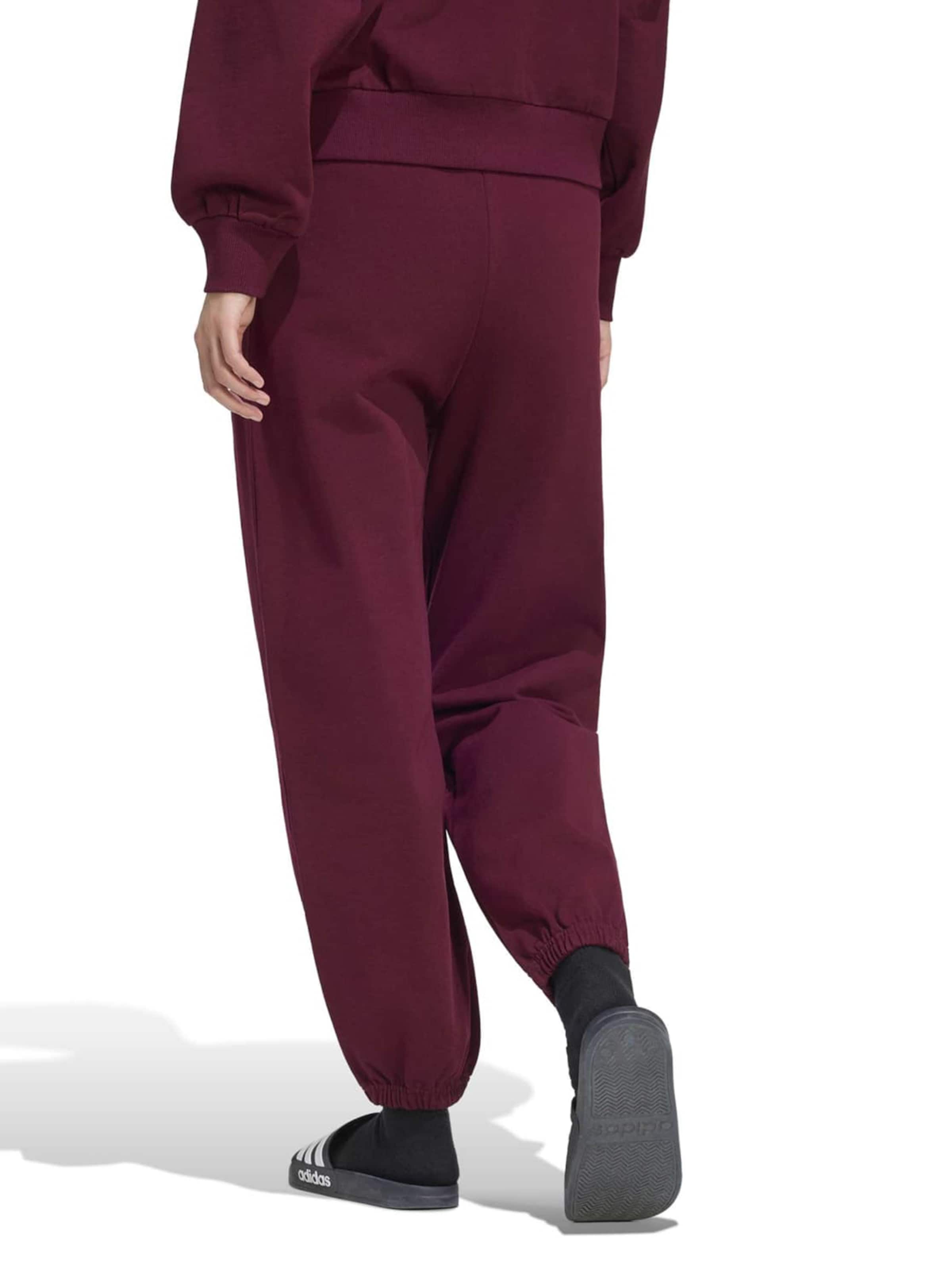 Tapered Pantaloni sportivi di ADIDAS SPORTSWEAR in rosso