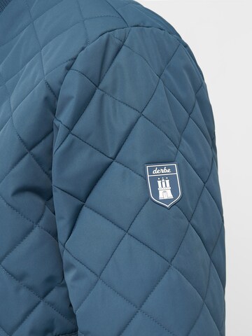Derbe Between-Season Jacket 'Quiltby Cozy' in Blue
