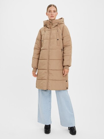 VERO MODA Winter Jacket 'Aura' in Brown: front