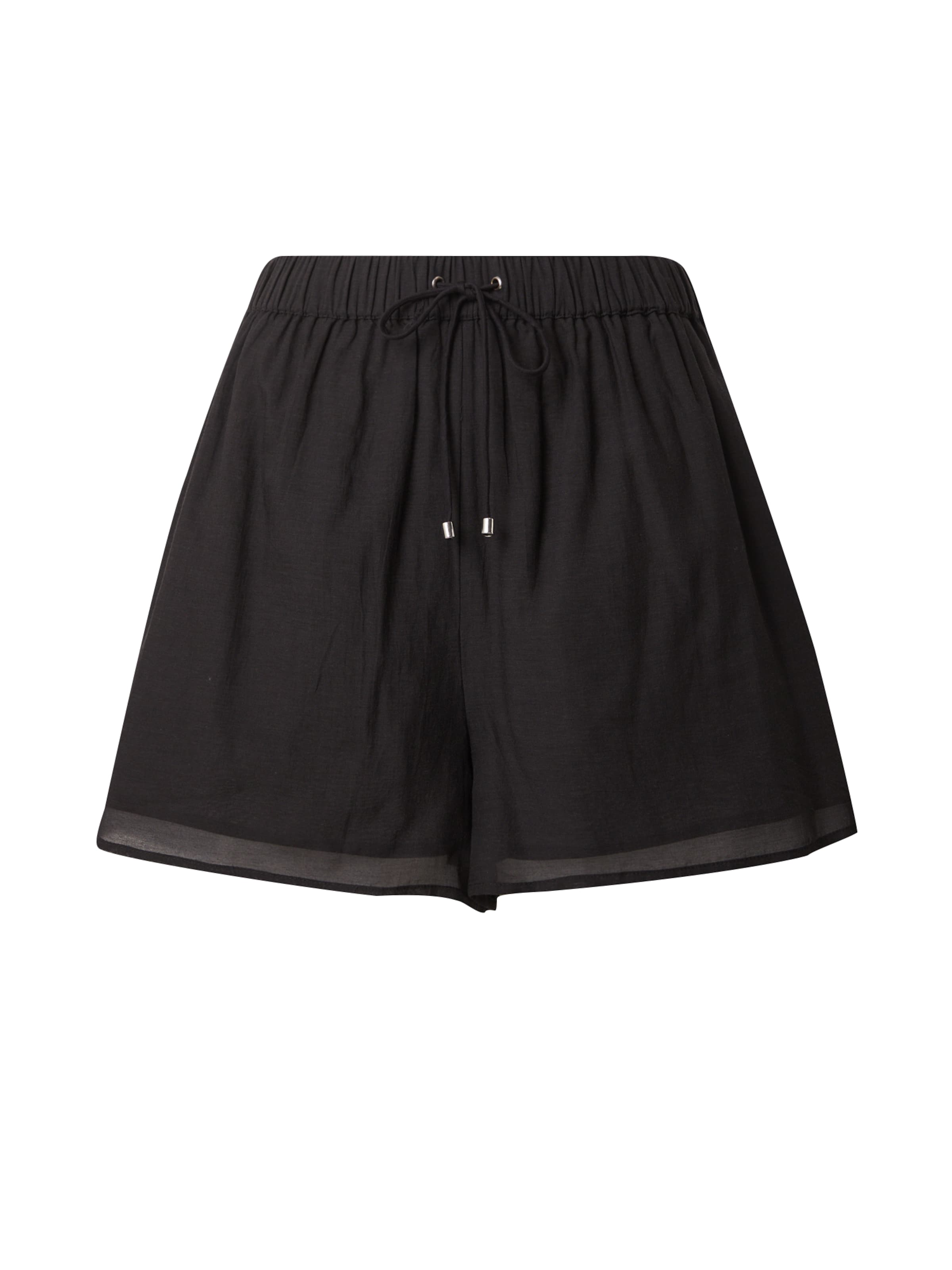 ABOUT YOU Regularen Hlače 'Orelia' | črna barva: sprednja stran