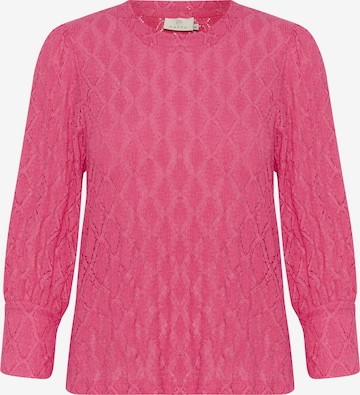 Kaffe Blouse 'Tio' in Roze: voorkant
