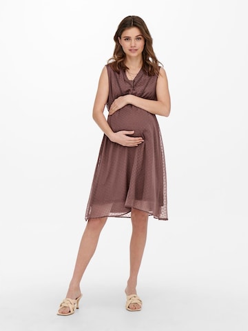 Only Maternity Jurk 'Mama' in Roze
