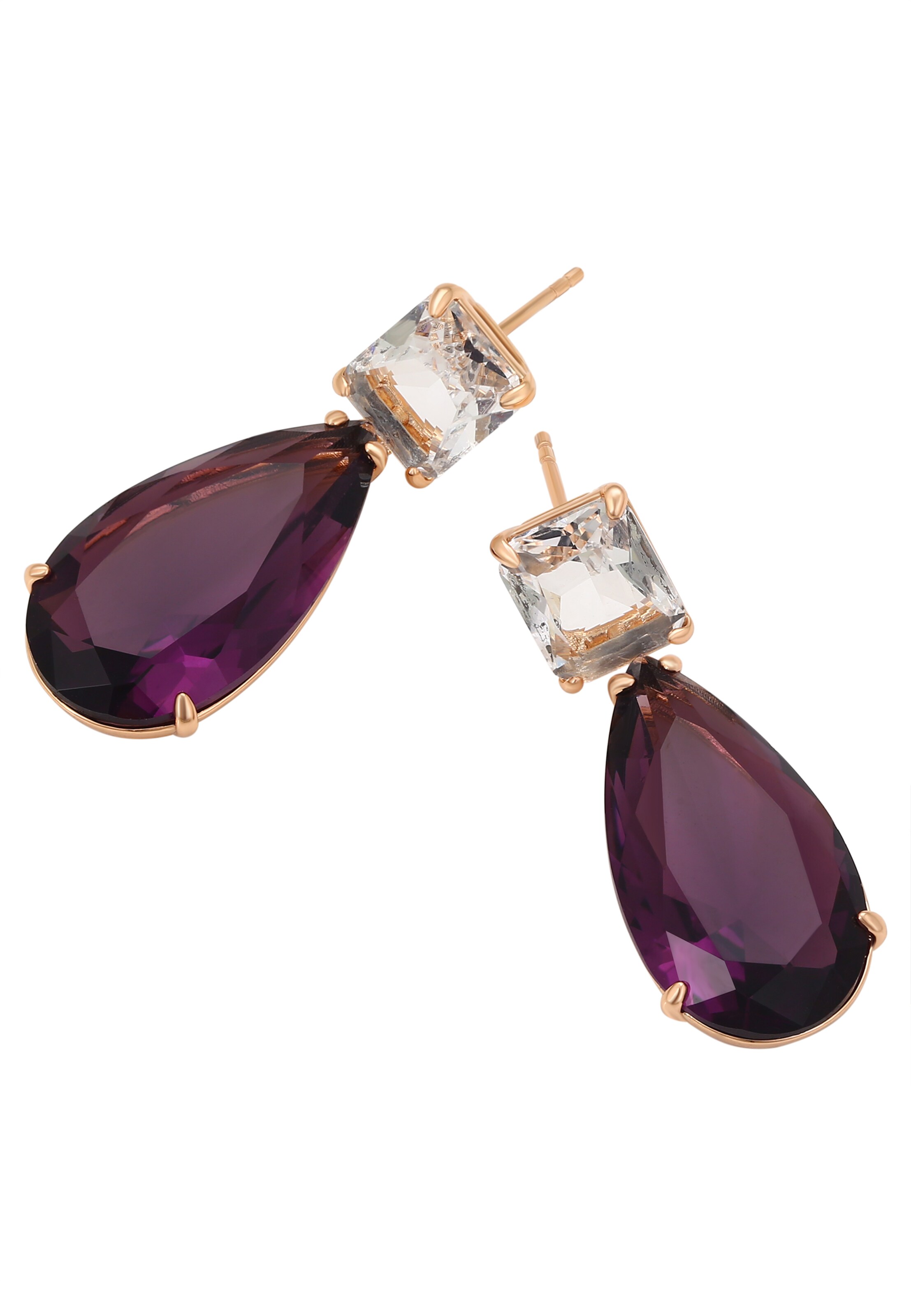 faina - Brincos em roxo