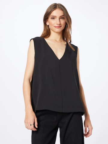 Calvin Klein Top 'TRAVEL' in Black: front