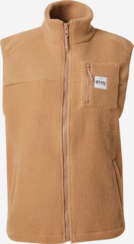 Gilet Eivy en marron : devant