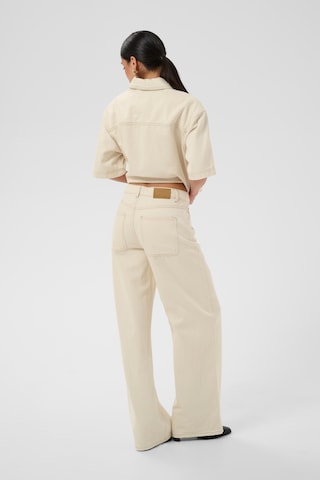 Wide Leg Jean 'KACatharina' Kaffe en beige