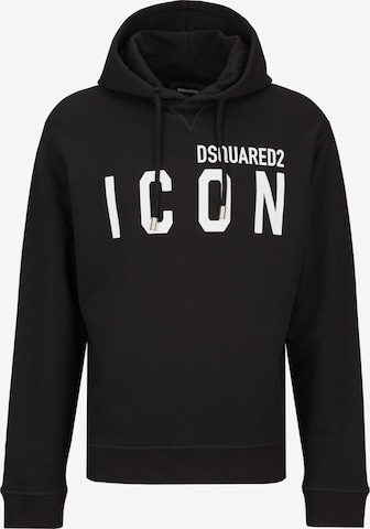 Sweat-shirt DSQUARED2 en noir : devant