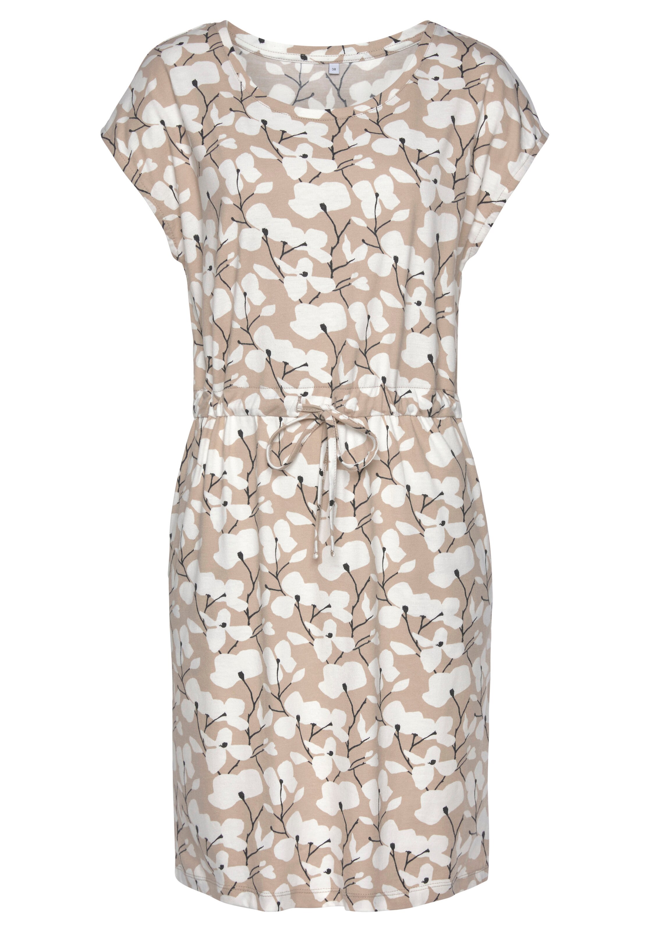 BEACH TIME Kleit, värv beež: eest vaates