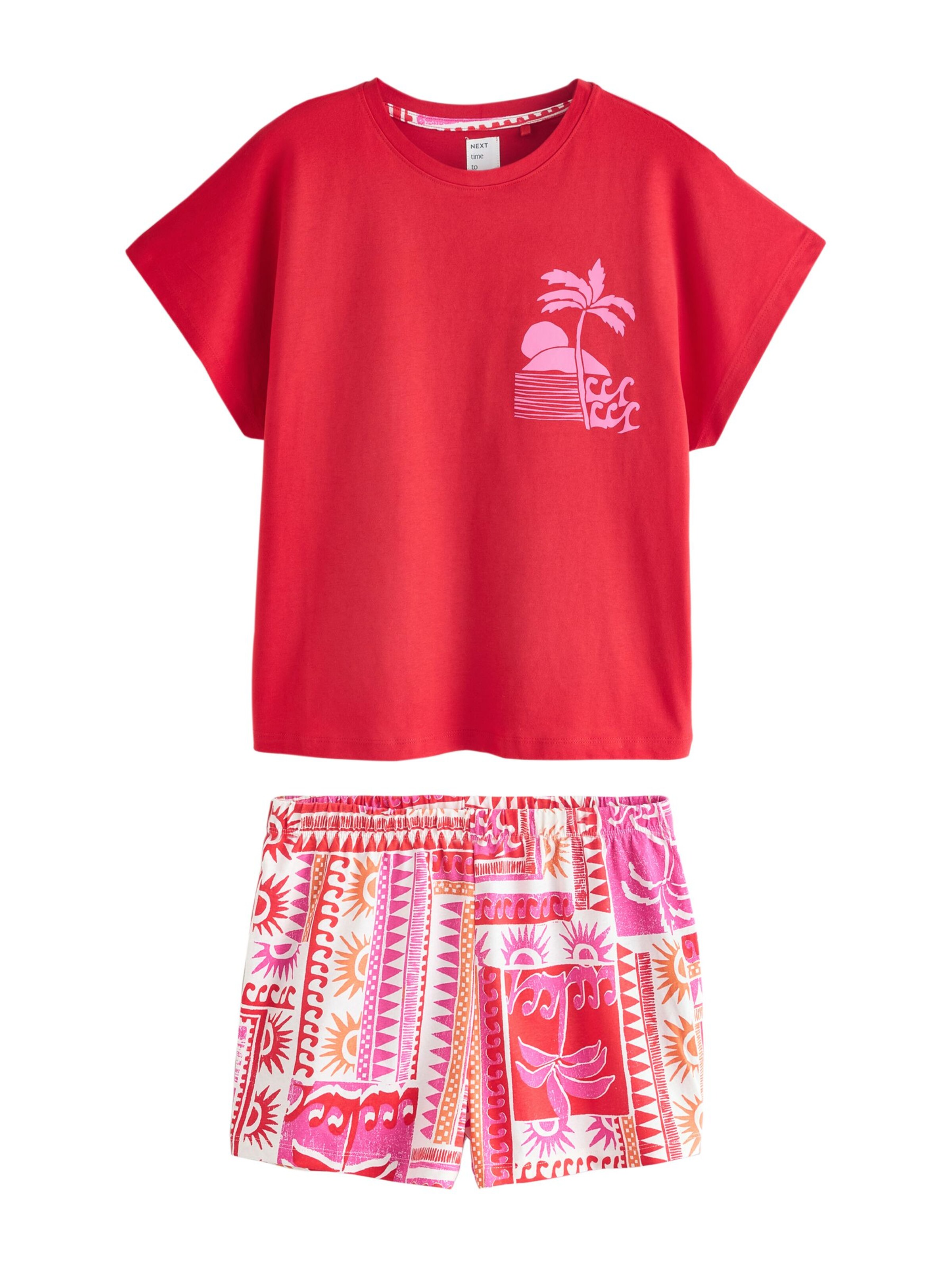 Next Pyjama in Rot: Vorderseite