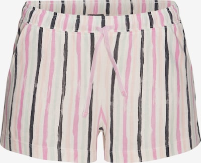 VIVANCE Pyjamashorts 'Dreams' in rosa / schwarz / weiß, Produktansicht