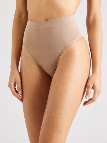 MAGIC Bodyfashion Regular Shapingslip in Bruin: voorkant