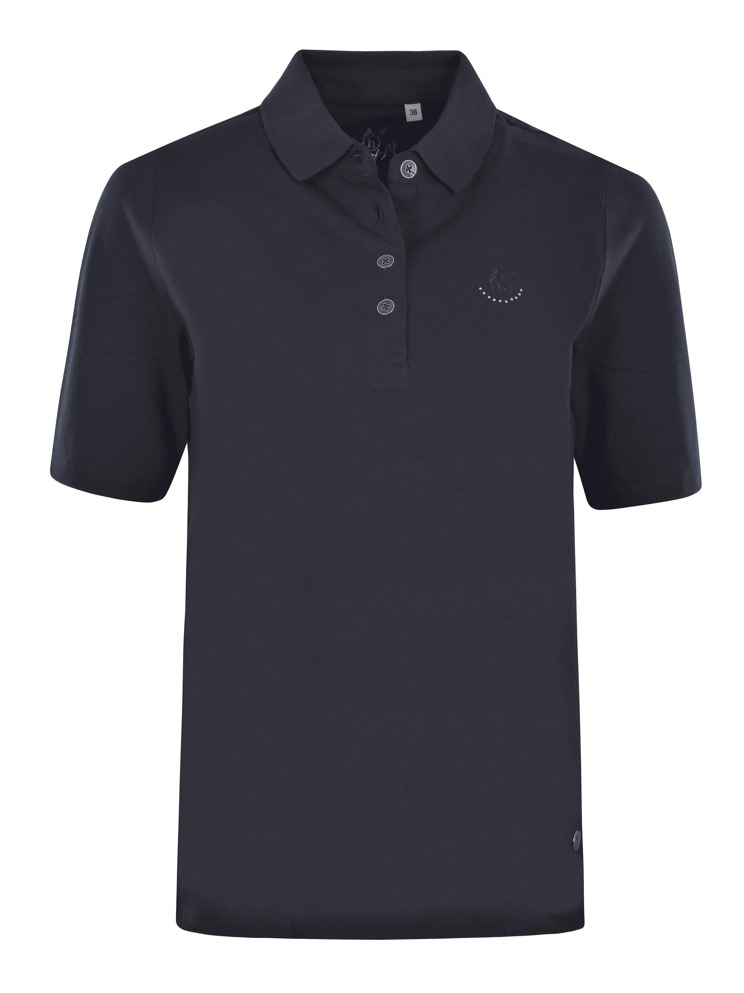 HAJO Shirt 'Poloshirt Piqué stay fresh®' in Blue: front