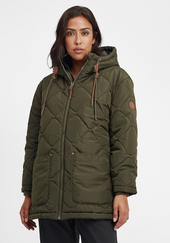Oxmo Winter Coat 'Malou' in Green: front