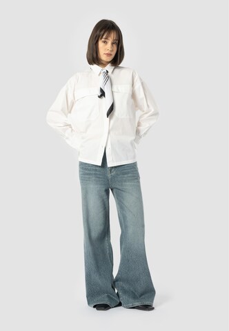 Elias Rumelis Wide leg Jeans 'Kalea' in Blauw: voorkant