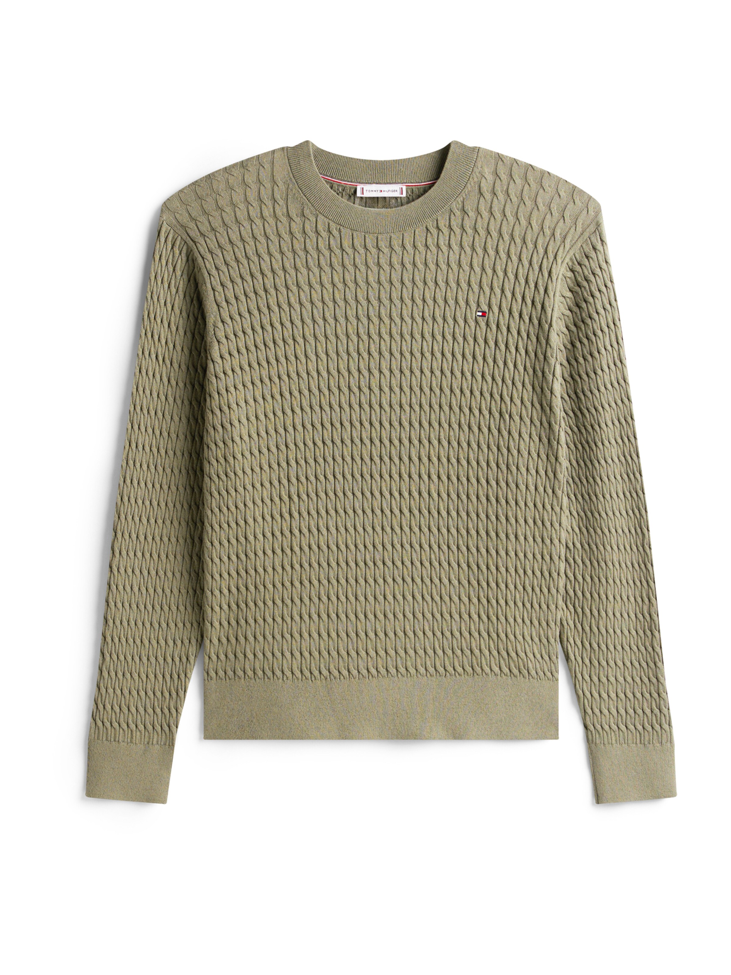 Tommy Hilfiger Curve Pulover | zelena barva: sprednja stran