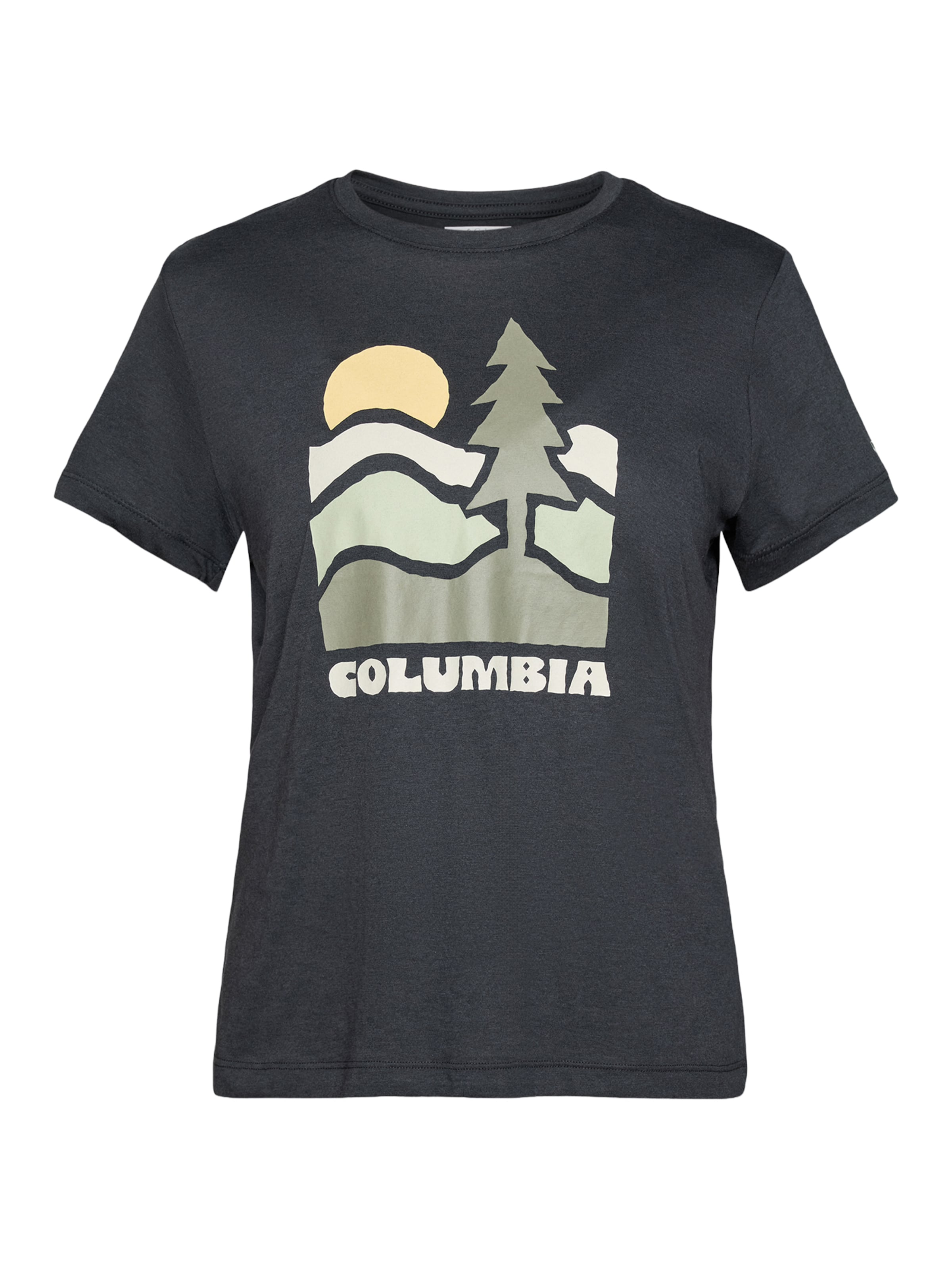 COLUMBIA - Camisa funcionais 'Ruby Springs' em preto: frente