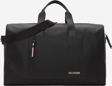 Borsa da viaggio di TOMMY HILFIGER in nero: frontale