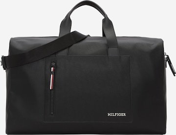 TOMMY HILFIGER - Bolsa de viaje en negro: frente