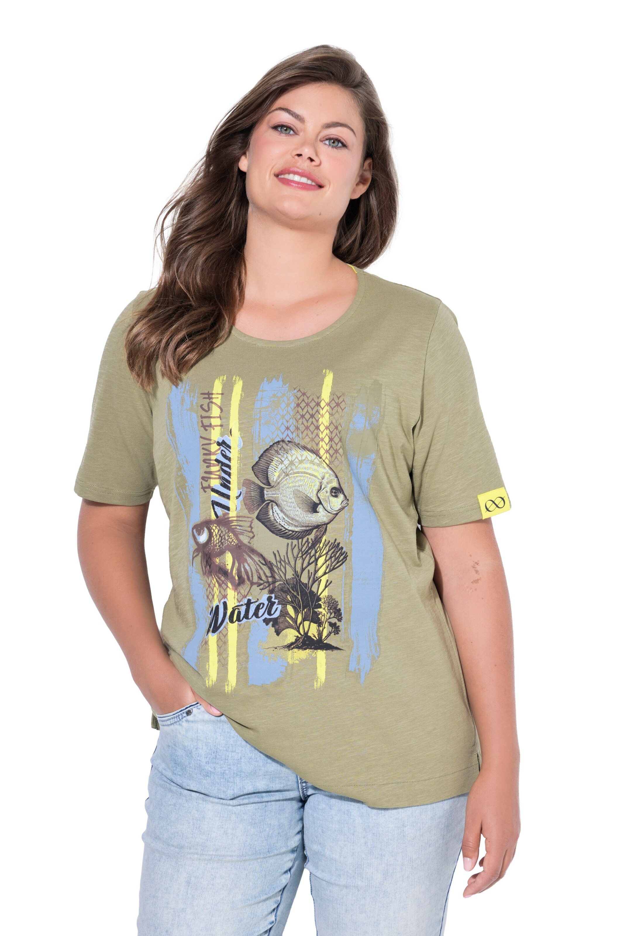 LAURASØN Shirt in Green: front