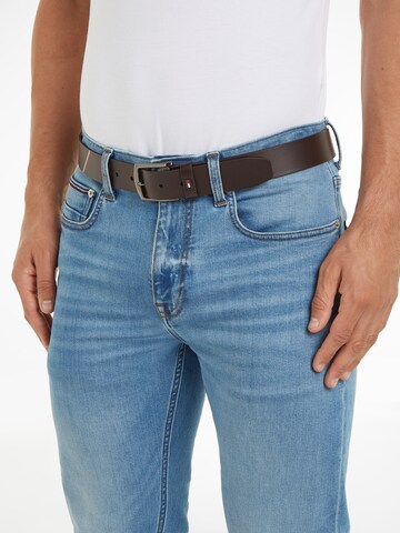 Ceinture 'Denton' TOMMY HILFIGER en marron : devant
