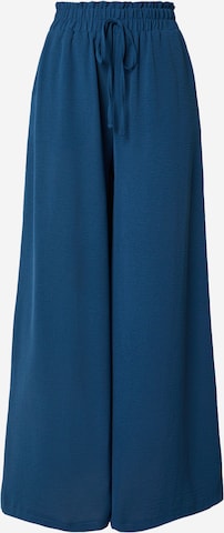 ABOUT YOU - Perna larga Calças 'Astrid' em azul: frente
