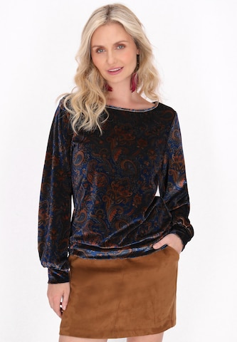usha FESTIVAL Blouse in Blauw: voorkant