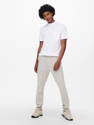 Only & Sons Regular Chino 'Mark' in Grijs