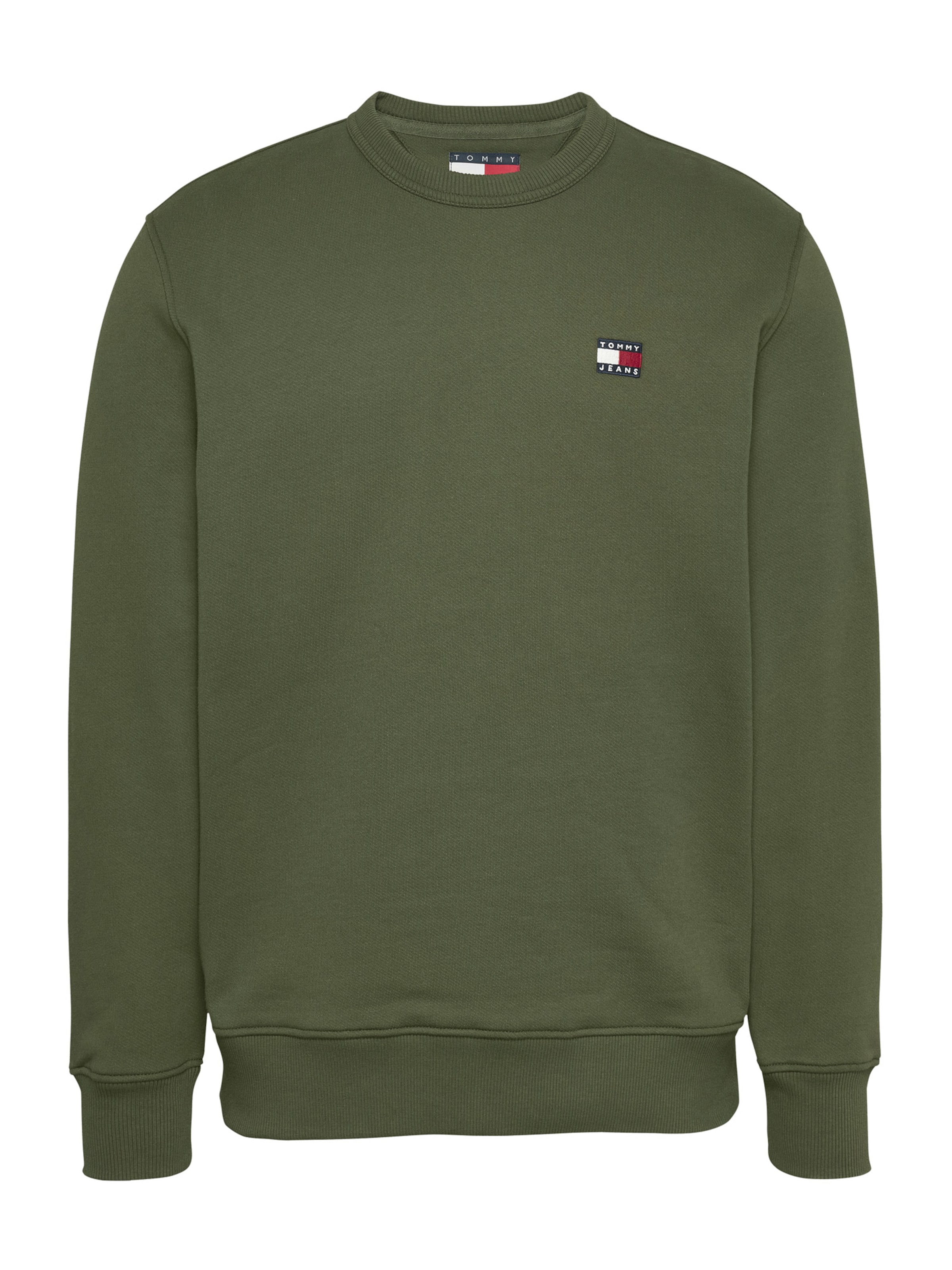 Tommy Jeans Sweatshirt in Green: front