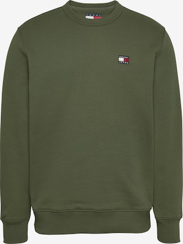 Tommy Jeans - Sudadera en verde: frente
