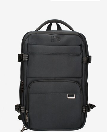 Zaino 'Zaino Coveri unisex poliestere 100% - Chiusura zip e tasche laterali' di Coveri Collection in nero: frontale